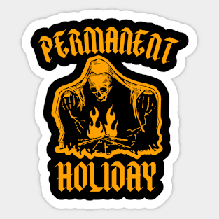 Permanent Holiday Sticker